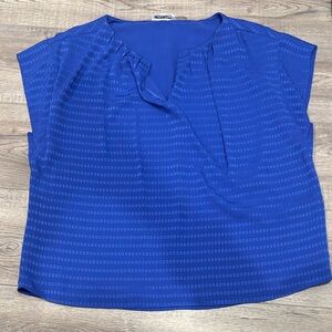 Calvin Klein Vibrant Blue Women's Blouse size large